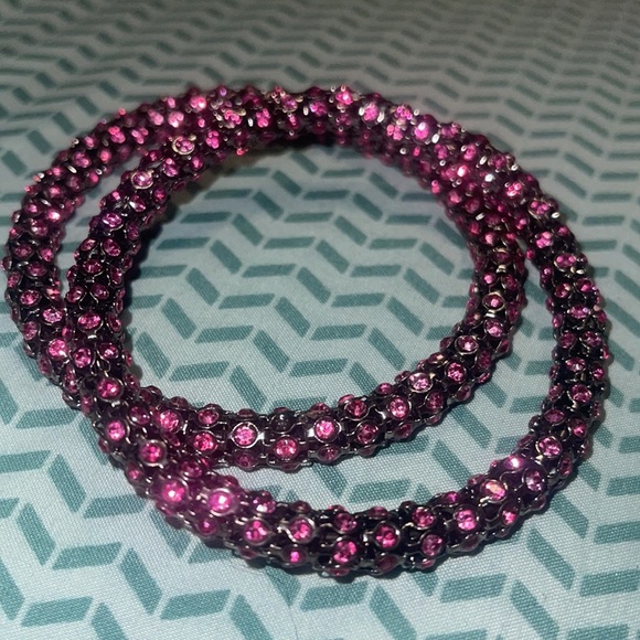 2 BCBG Pink/Blk Bracelet - Picture 4 of 4